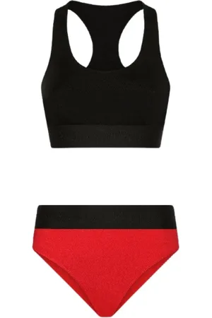 Dolce & Gabbana Stroje kąpielowe, Kobieta, Wielobarwność, L, Stylowa Kolekcja Bikini