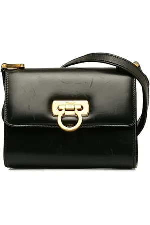 Salvatore Ferragamo Pre-owned, Kobieta, Czarny, ONE SIZE, Skóra, Pre-owned Leather crossbody-bags