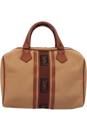 Saint Laurent Pre-owned, Kobieta, brązowy, ONE SIZE, Skóra, Pre-owned Canvas handbags