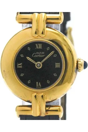 Cartier Pre-owned, Kobieta, Czarny, ONE SIZE, Skóra, Pre-owned Leather watches