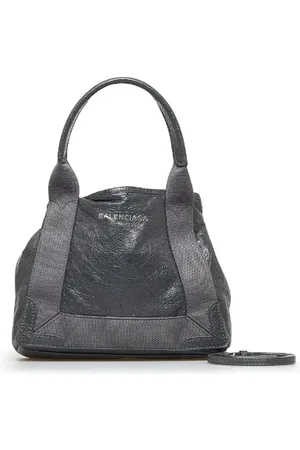 Balenciaga Pre-owned, Kobieta, Szary, ONE SIZE, Skóra, Pre-owned Skórzane torebki