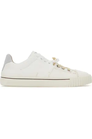 Maison Margiela Buty, Mężczyzna, Biały, 40 EU, Zamsz, Stylowe Sneakersy dla Modnego Looku
