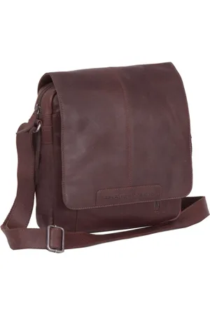 Chesterfield Torebki, Mężczyzna, brązowy, ONE SIZE, Skóra, Brązowa torba skórzana Raphael Crossover
