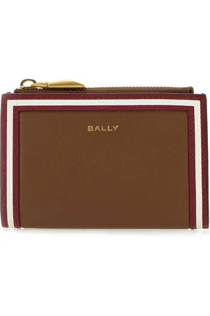Bally Akcesoria, Kobieta, brązowy, ONE SIZE, Elegancki portfel z camelowej skóry