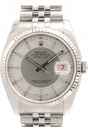 Rolex Pre-owned, Mężczyzna, Szary, ONE SIZE, Pre-owned Metal watches