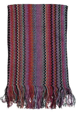 Missoni Akcesoria, unisex, Wielobarwność, ONE SIZE, Szal w motyw Zig Zag