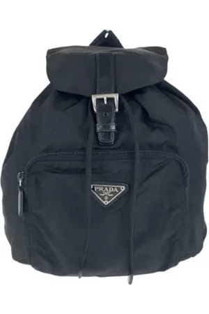 Prada Pre-owned, Kobieta, Czarny, ONE SIZE, Nylon, Pre-owned Nylon backpacks