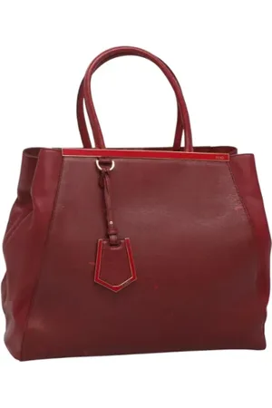 Fendi Pre-owned, Kobieta, Czerwony, ONE SIZE, Skóra, Pre-owned Leather fendi-bags