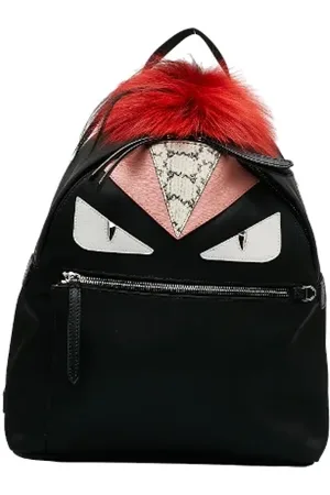 Fendi Pre-owned, Mężczyzna, Czarny, ONE SIZE, Skóra, Pre-owned Leather backpacks