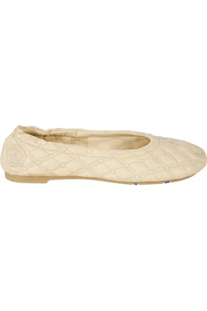 Burberry Buty, Kobieta, Beżowy, 35 EU, Płaskie Buty Baletki