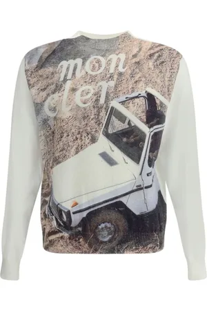 Moncler Swetry, Mężczyzna, Wielobarwność, L, Sweater Mercedes-Benz by Nigo Collaboration