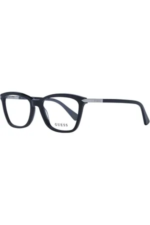 Guess Akcesoria, Kobieta, Czarny, ONE SIZE, Czarne Okulary Optyczne Damskie Styl Prostokątny