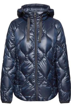 ESPRIT Kurtki, Kobieta, Niebieski, L, Niebieska Kurtka Damska, Ponadczasowy Design
