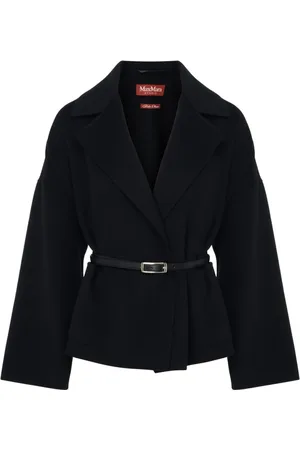 Max Mara Kurtki, Kobieta, Czarny, M, Wełna, Blasy Blazer