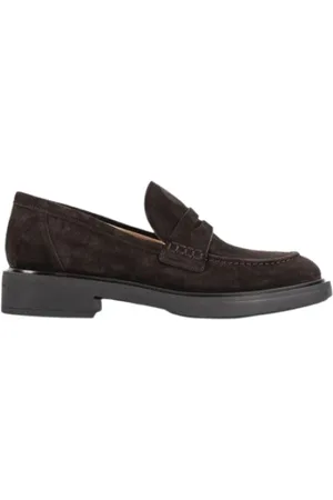 Gianvito Rossi Buty, Kobieta, brązowy, 40 EU, Zamsz, Harris Brązowe Zamszowe Mokasynyy