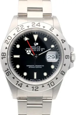 Rolex Pre-owned, Mężczyzna, Czarny, ONE SIZE, Pre-owned Glass watches