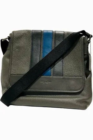 Coach Pre-owned, Kobieta, Szary, ONE SIZE, Skóra, Pre-owned Leather crossbody-bags
