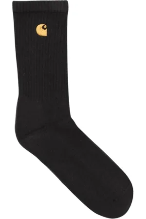 Carhartt Bielizna, Mężczyzna, Czarny, ONE SIZE, Klasyczne Logo Skarpetki Crew
