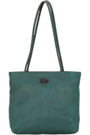 Prada Pre-owned, Kobieta, Zielony, ONE SIZE, Nylon, Pre-owned Nylon prada-bags