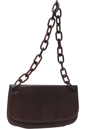 Prada Pre-owned, Kobieta, brązowy, ONE SIZE, Skóra, Pre-owned Leather prada-bags