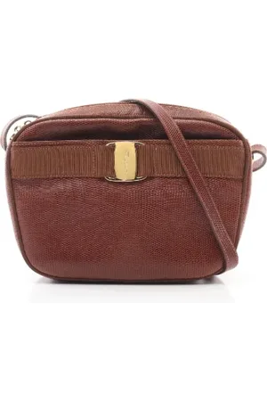 Salvatore Ferragamo Pre-owned, Kobieta, brązowy, ONE SIZE, Skóra, Pre-owned Leather crossbody-bags