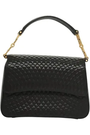 Bally Pre-owned, Kobieta, Czarny, ONE SIZE, Skóra, Pre-owned Skórzane torebki
