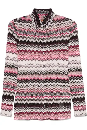 Missoni Bluzki, Kobieta, Wielobarwność, S, Wielokolorowa Koszula z guzikami