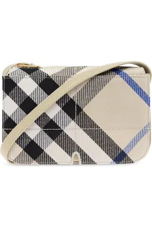 Burberry Torebki, Kobieta, Zielony, ONE SIZE, Bawełna, Torba na ramię Snip