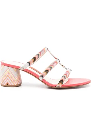 Missoni Buty, Kobieta, Różowy, 38 1/2 EU, Różowe Letnie Sandały dla Kobiet