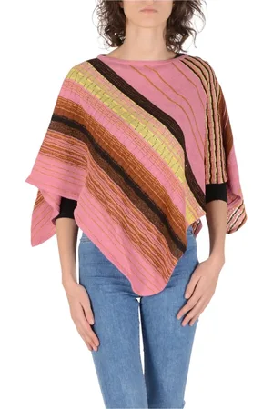 Missoni Akcesoria, Kobieta, Wielobarwność, ONE SIZE, Wielokolorowy Sweter Wełniany
