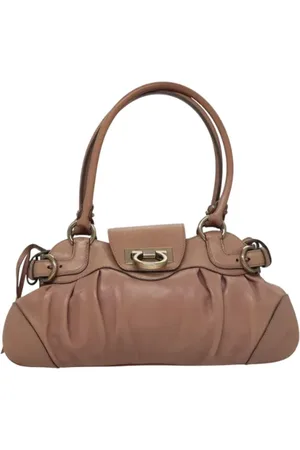 Salvatore Ferragamo Pre-owned, Kobieta, brązowy, ONE SIZE, Skóra, Pre-owned Skórzane torebki