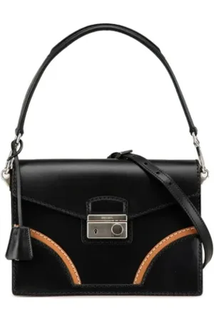 Prada Pre-owned, Kobieta, Czarny, ONE SIZE, Skóra, Pre-owned Leather prada-bags