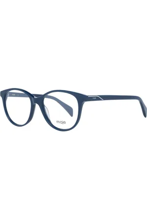 Maje Akcesoria, Kobieta, Niebieski, ONE SIZE, Niebieskie Okulary Optyczne Dla Kobiet Styl Okrągły