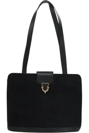 Céline Pre-owned, Kobieta, Czarny, ONE SIZE, Skóra, Pre-owned Suede celine-bags