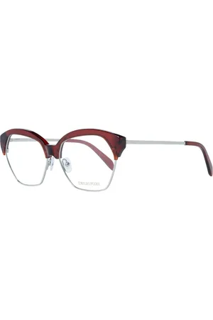 Emilio Pucci Akcesoria, Kobieta, Czerwony, ONE SIZE, Czerwone Okulary Optyczne Motyle