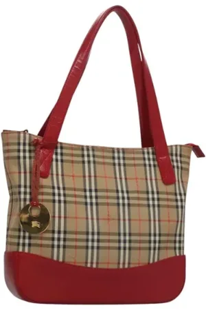 Burberry Pre-owned, Kobieta, Beżowy, ONE SIZE, Skóra, Pre-owned Canvas handbags