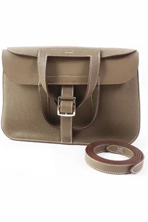 Hermès Pre-owned, Kobieta, Szary, ONE SIZE, Skóra, Pre-owned skórzane torby na ramię