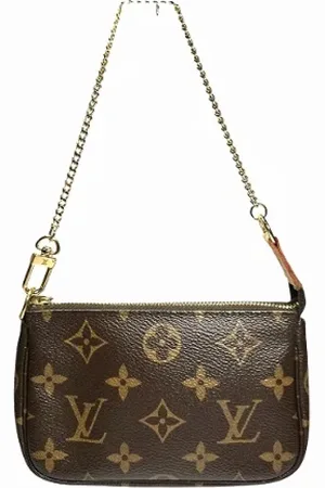 LOUIS VUITTON Pre-owned, Kobieta, brązowy, ONE SIZE, Skóra, Pre-owned Canvas clutches
