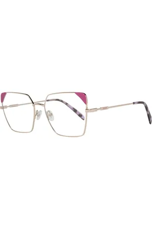 Emilio Pucci Akcesoria, Kobieta, Różowy, ONE SIZE, Rose Gold Okulary Optyczne Dla Kobiet