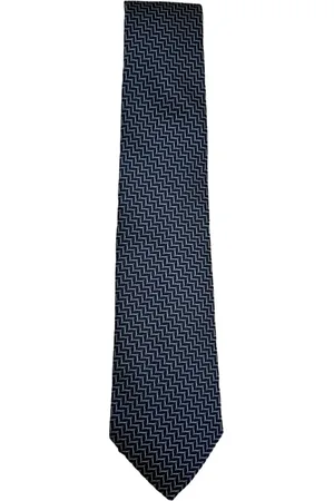 Missoni Akcesoria, Mężczyzna, Wielobarwność, ONE SIZE, Jedwabny Krawat w Mikrowzór Niebieski