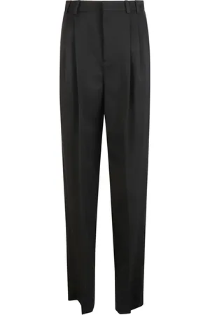 Saint Laurent Spodnie, Kobieta, Czarny, S, Czarne Spodnie Pantalon