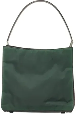 Prada Pre-owned, Kobieta, Zielony, ONE SIZE, Nylon, Pre-owned Nylon prada-bags