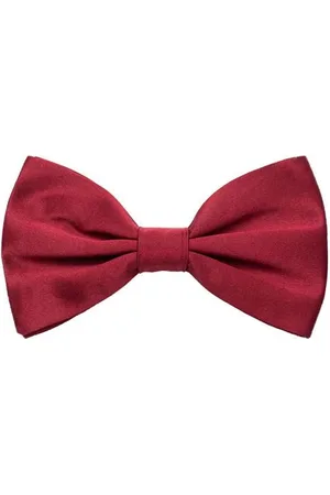 Dolce & Gabbana Akcesoria, Mężczyzna, Czerwony, ONE SIZE, Czerwony Jedwabny Motyl Burgundzki Zamek