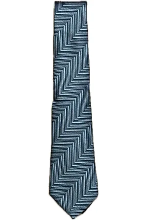 Missoni Akcesoria, Mężczyzna, Niebieski, ONE SIZE, Jedwabna Krawat Niebieski/Szary/Jasnoniebieski