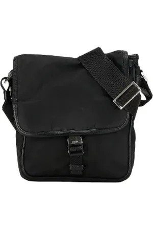 Prada Pre-owned, Kobieta, Czarny, ONE SIZE, Skóra, Pre-owned Canvas crossbody-bags
