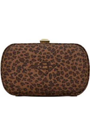 Bottega Veneta Pre-owned, Kobieta, brązowy, ONE SIZE, Nylon, Pre-owned Canvas clutches