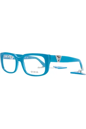 Guess Akcesoria, Kobieta, Niebieski, ONE SIZE, Turkusowe Okulary Optyczne Cat Eye