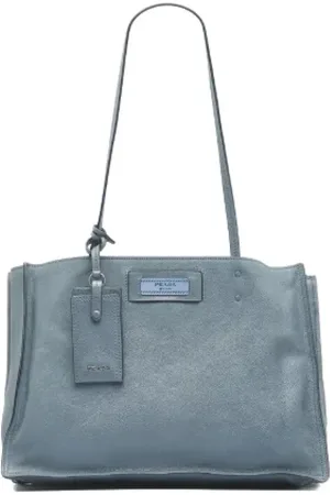 Prada Pre-owned, Kobieta, Niebieski, ONE SIZE, Skóra, Pre-owned Leather totes