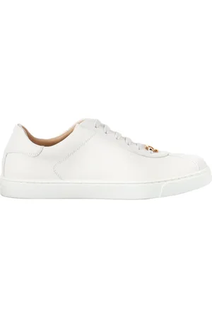 Gianvito Rossi Buty, Kobieta, Biały, 36 EU, Białe Sneakersy z cielęcej skóry Made in Italy