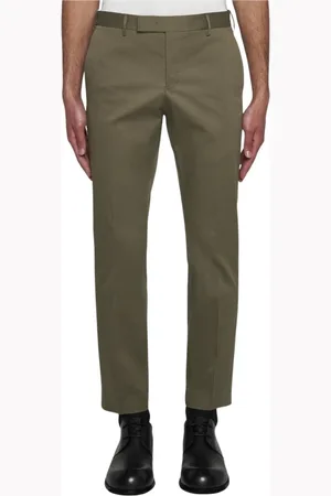 PT Torino Spodnie, Mężczyzna, Zielony, L, Zielone Spodnie Slim Fit Spodnie